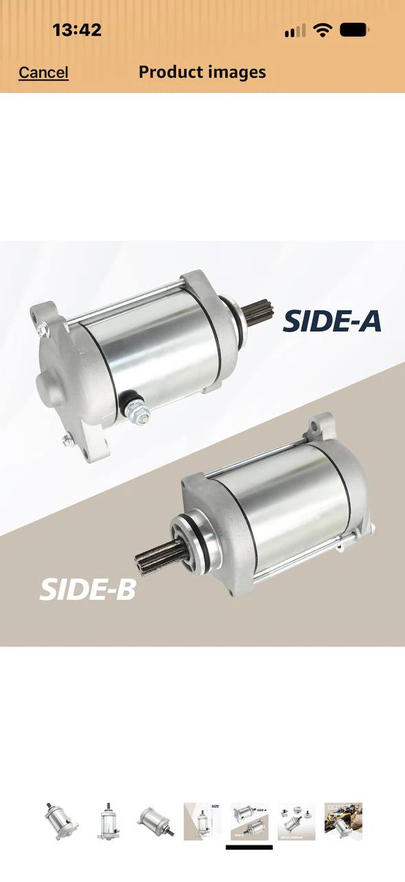 DUZFOREI Starter Motor Assembly for Arctic Cat / Suzuki - photo 5