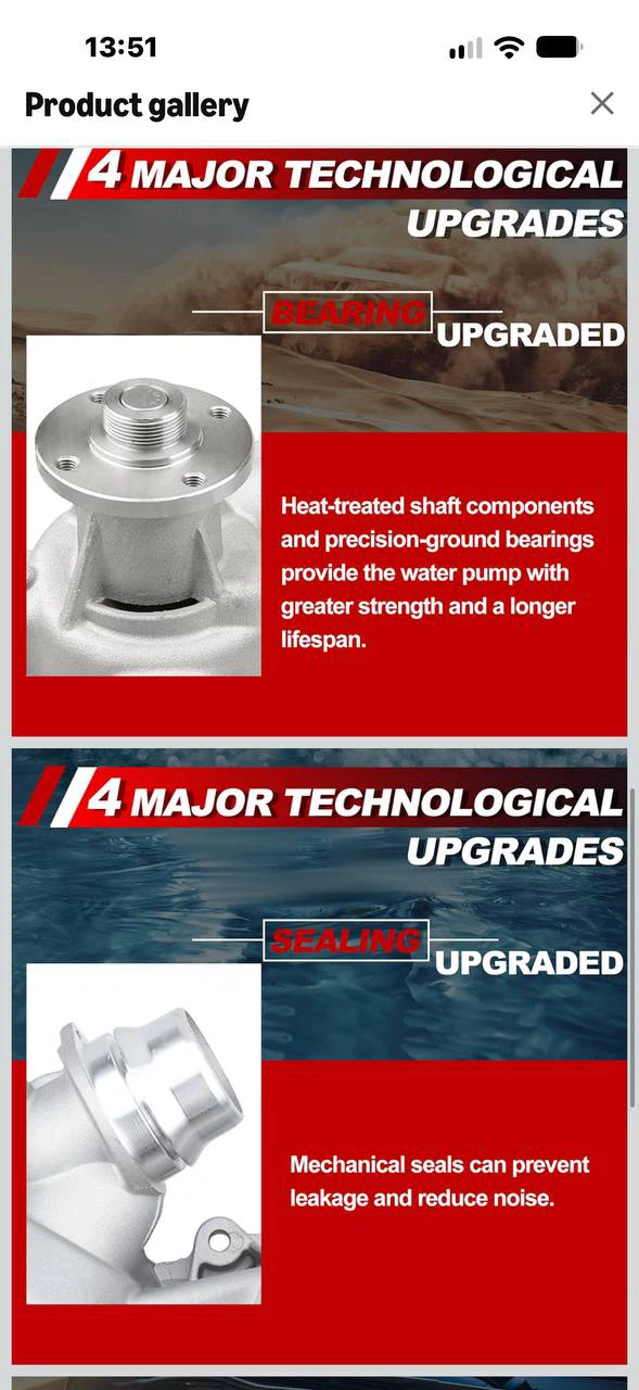 UNITHUB Engine Water Pump for Chevy / GMC / Buick / Cadillac - photo 4