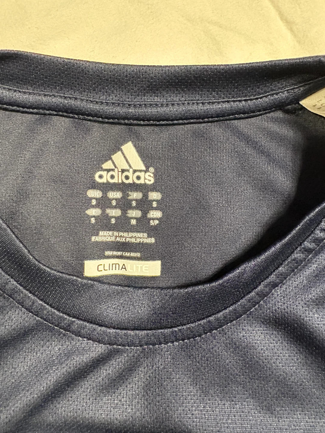 Adidas Climalite Training T-Shirt Navy - photo 4
