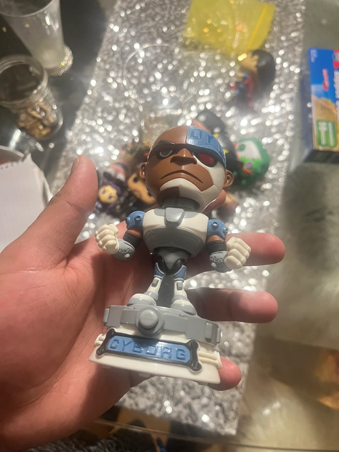 DC Comics teen titans Bandai Cyborg action figure 2004 - photo 3