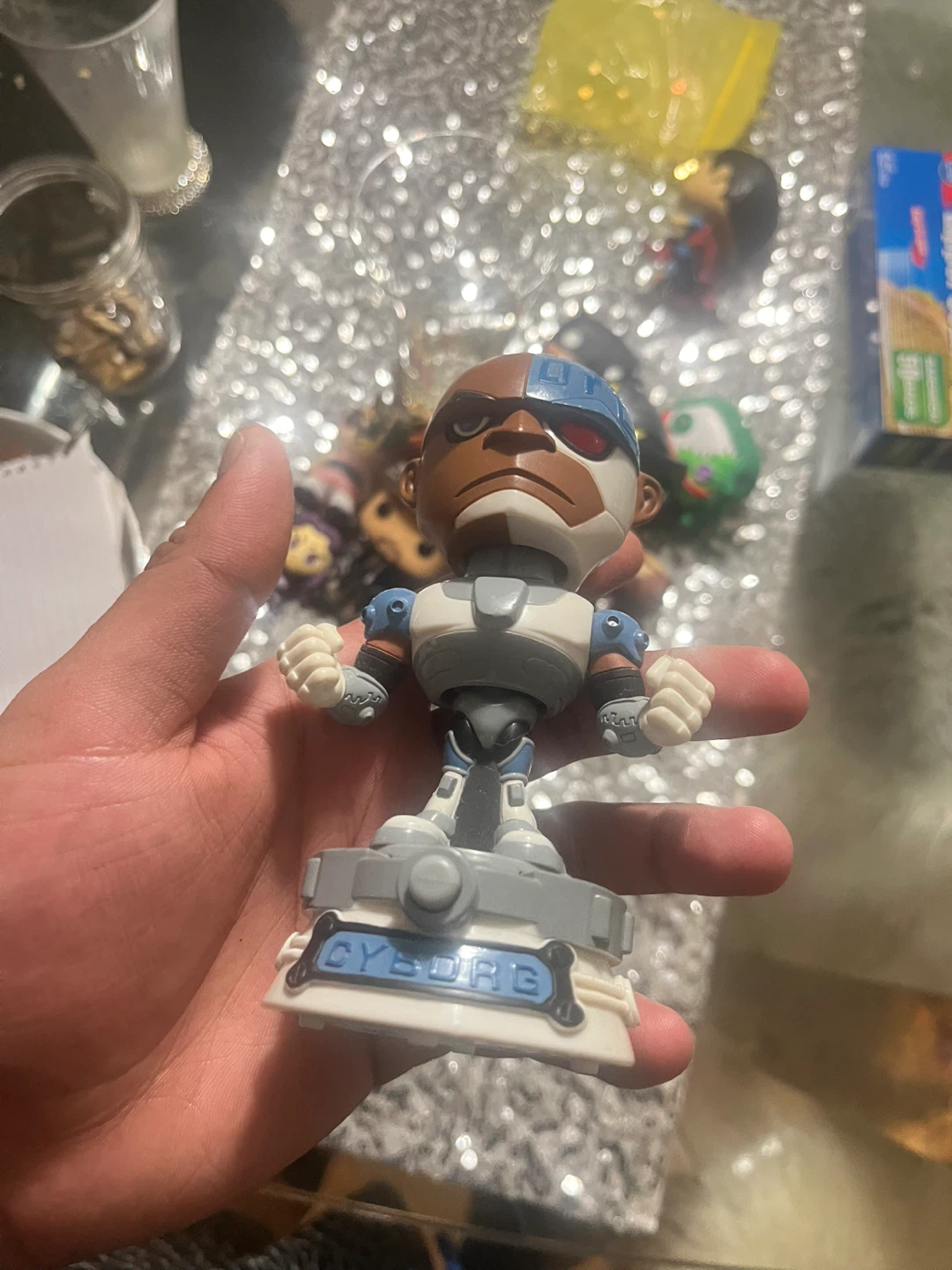 DC Comics teen titans Bandai Cyborg action figure 2004 - photo 4