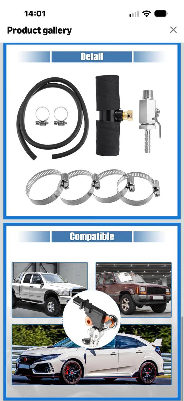 VekAuto 11408 Auxiliary Diesel Fuel Tank Install Kit for Dodge - photo 5