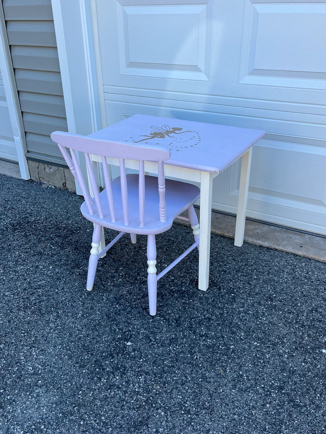 Wood Table & Chair Set
