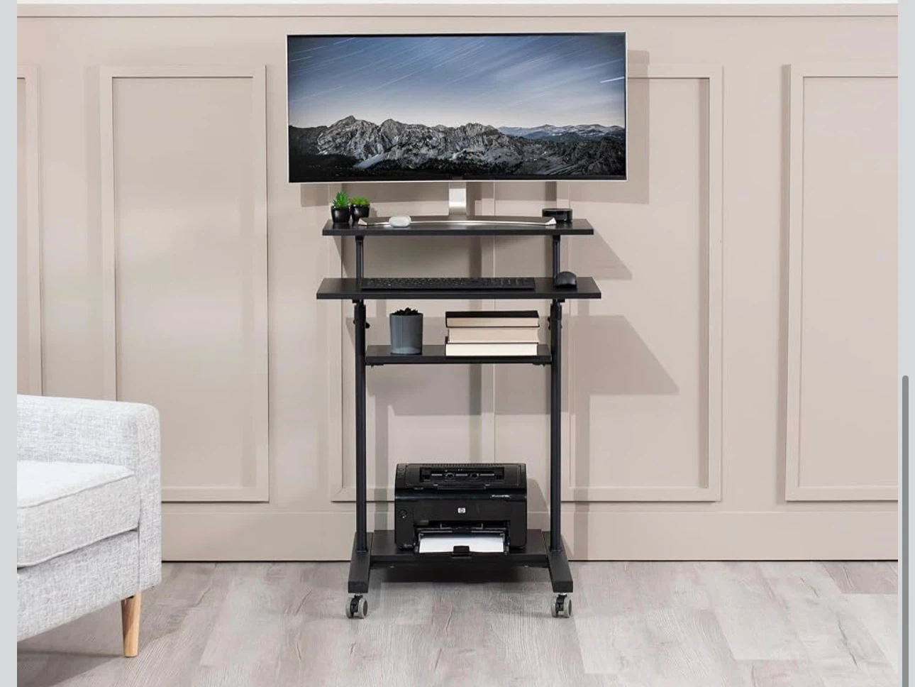VIVO Mobile Standing Desk Workstation