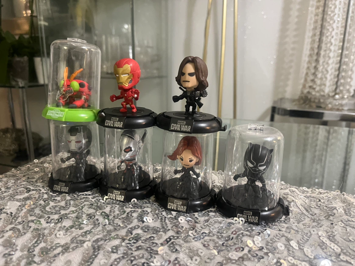 Marvel Civil War and Digimon Figurine Set - photo 2