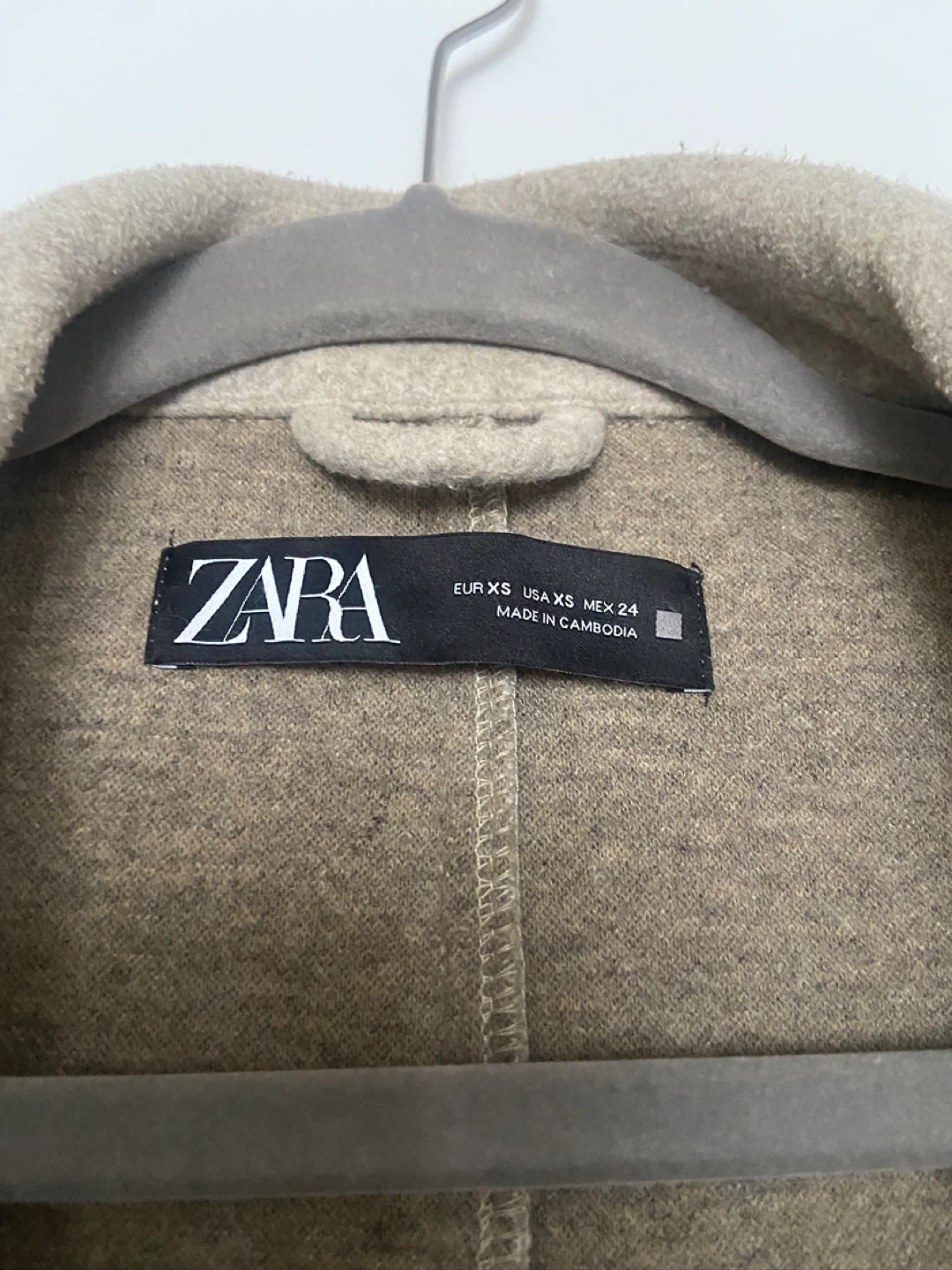 Zara Wool Blend Tie-Waist Coat - photo 3