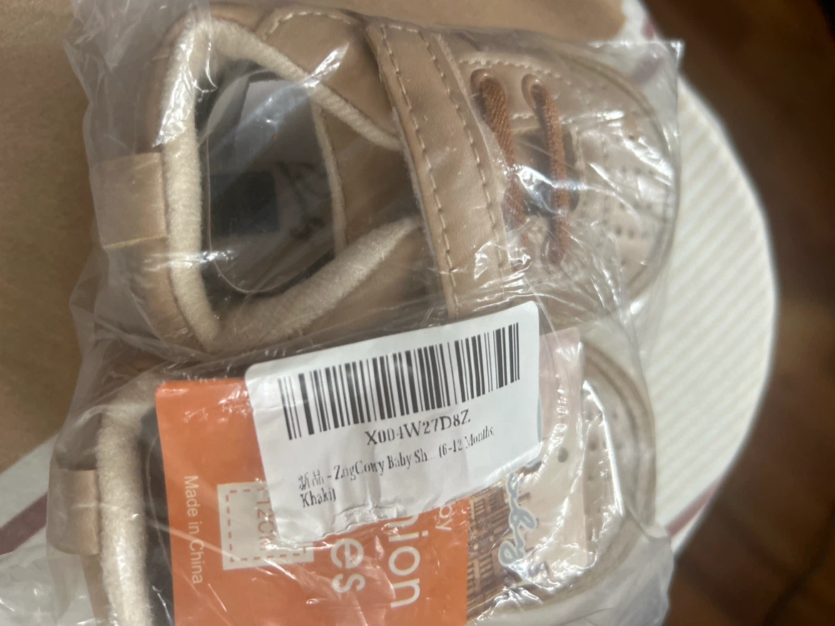 ZogCowy Khaki Baby Shoes 6-12 Months