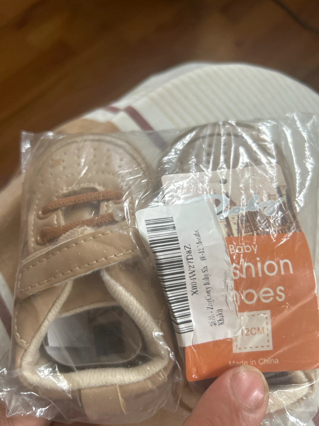 ZogCowy Khaki Baby Shoes 6-12 Months - photo 3