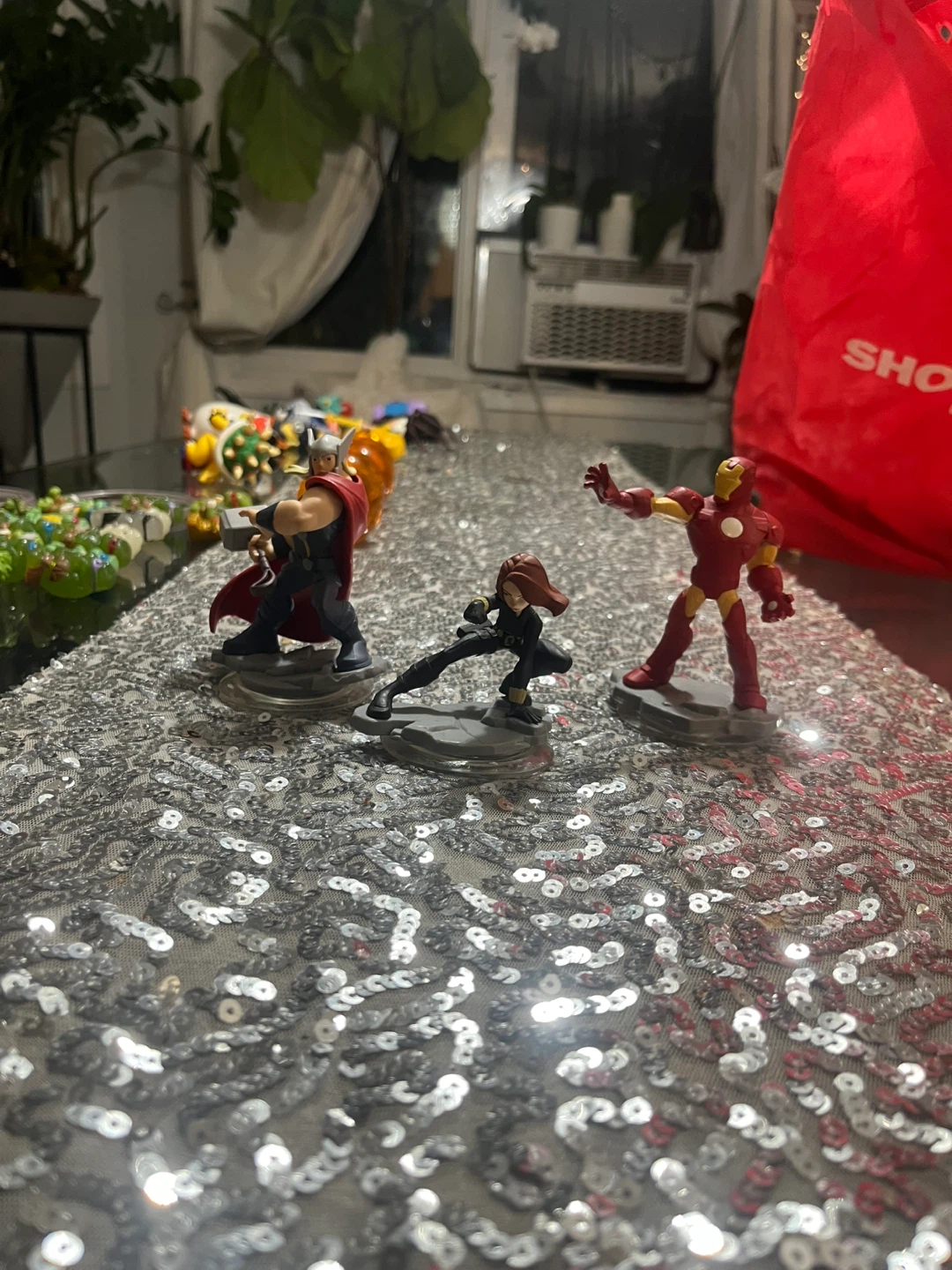 Disney Infinity Marvel Figures (Thor, Black Widow, Iron Man)