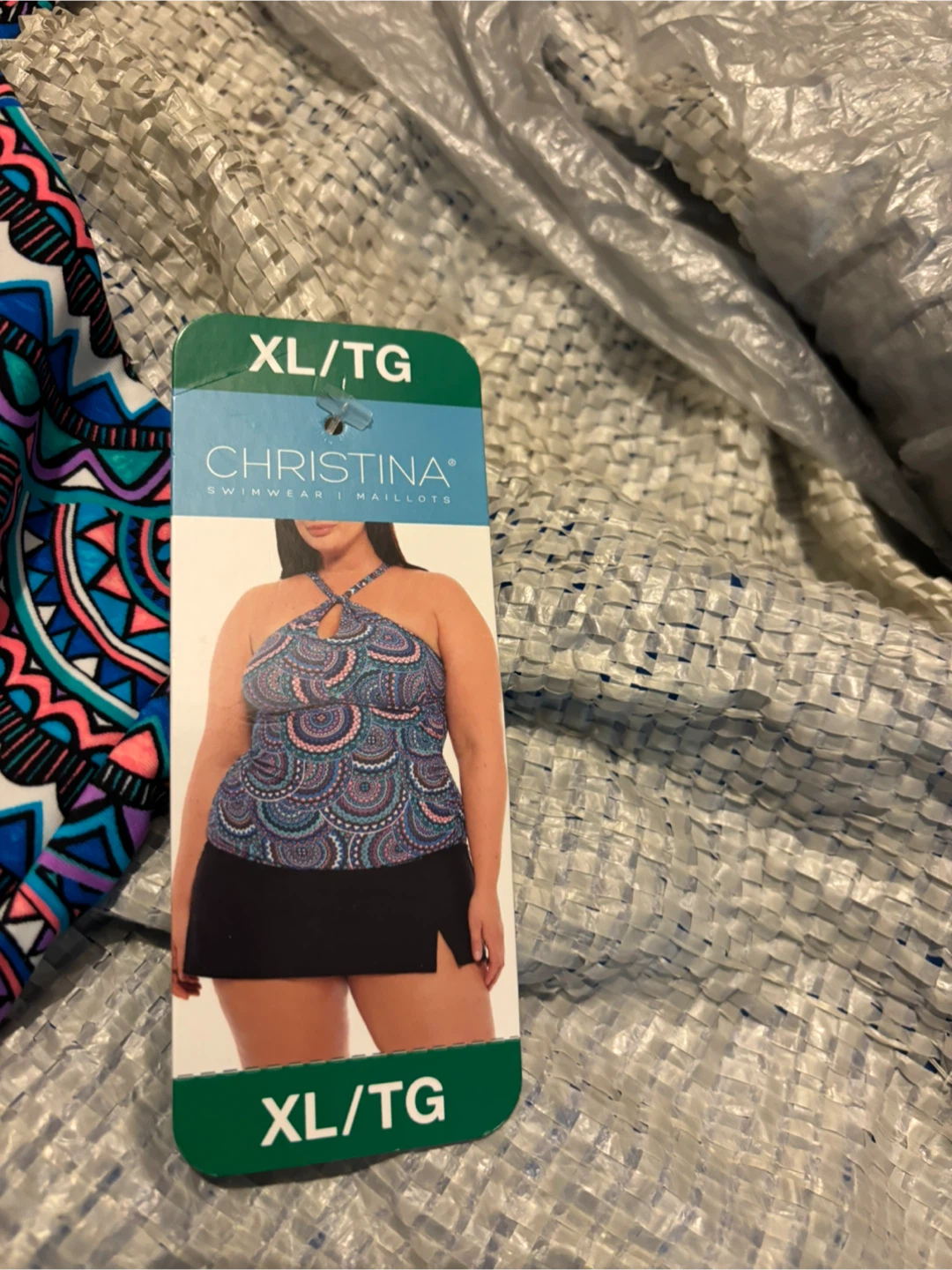 Christina Swimwear Halter Tankini Top XL/TG - photo 2