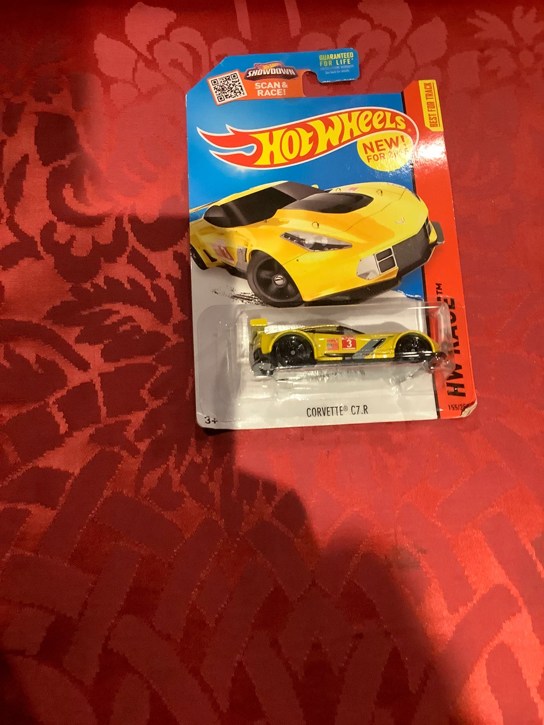 Hot Wheels Corvette C7.R Yellow