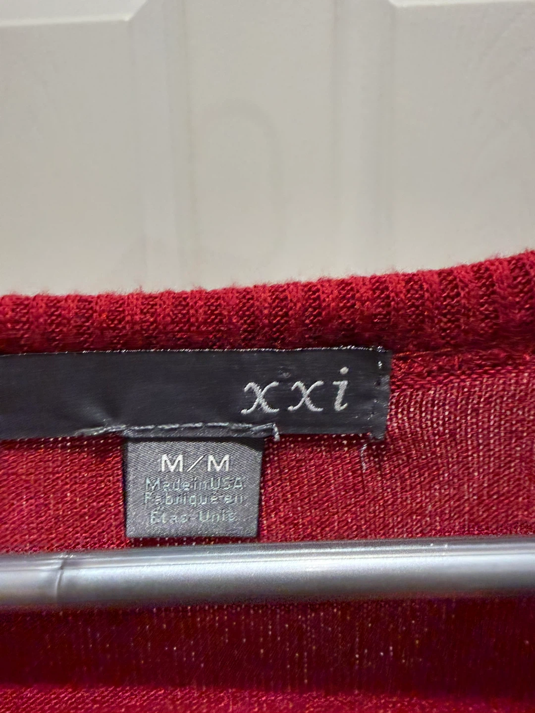 Red Cropped Short Sleeve Cardigan - photo 3