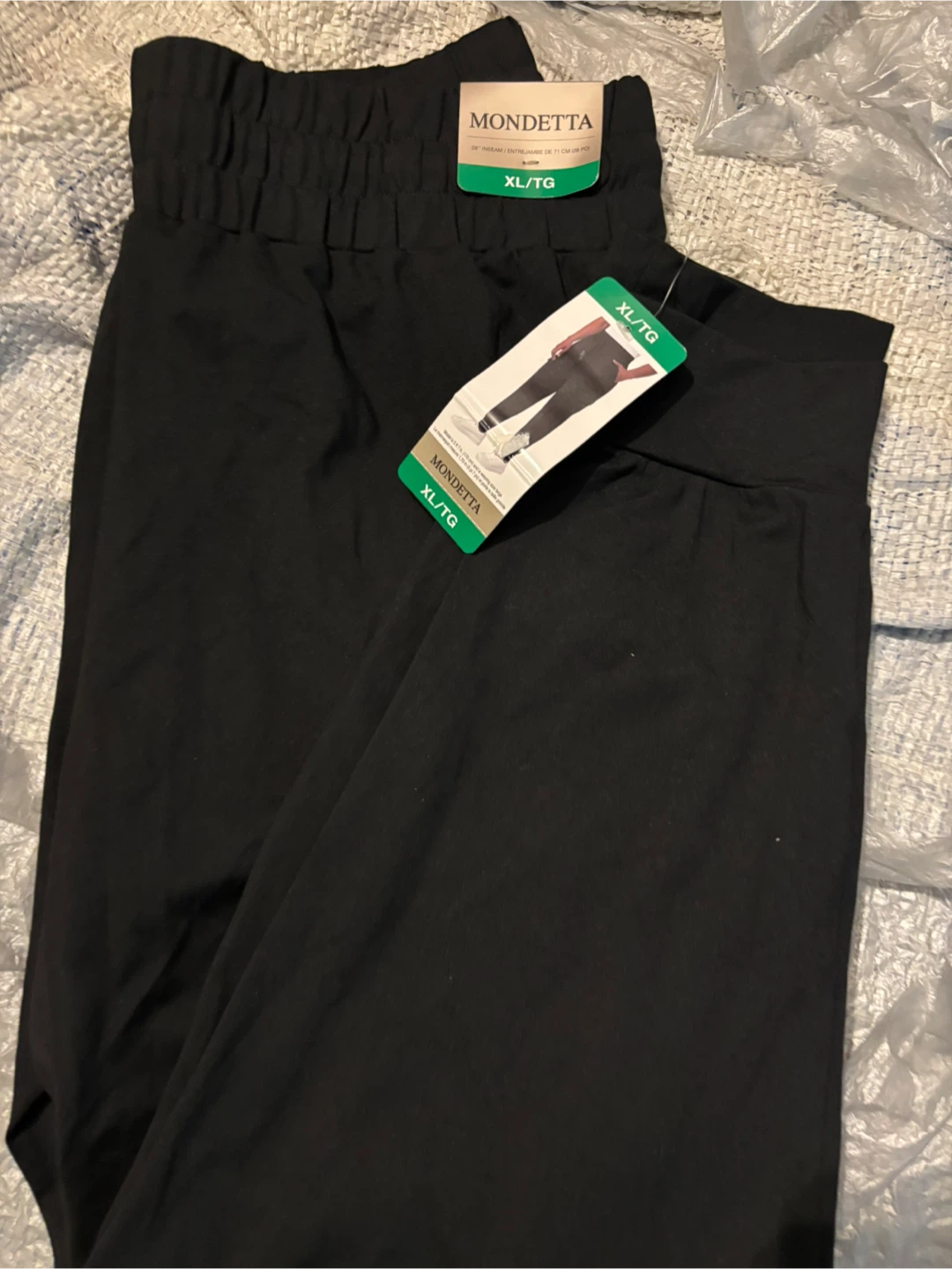 Ladies Mondetta Black Joggers XL/TG