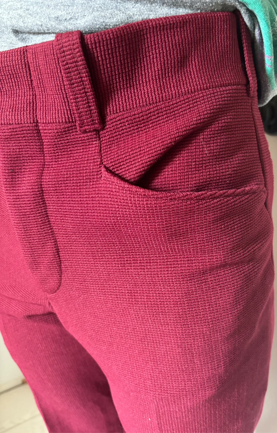 Vintage Woolco Men's Maroon Trousers - photo 5