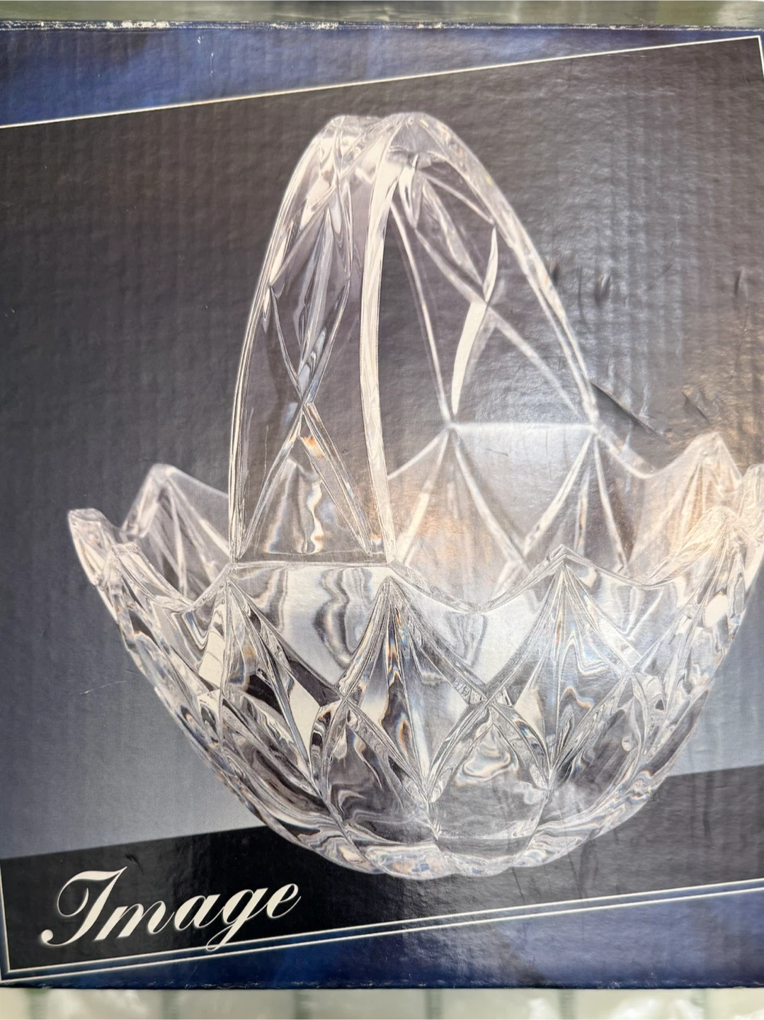 BRAND NEW: Bohemia Crystal Prima Collection Basket - photo 2