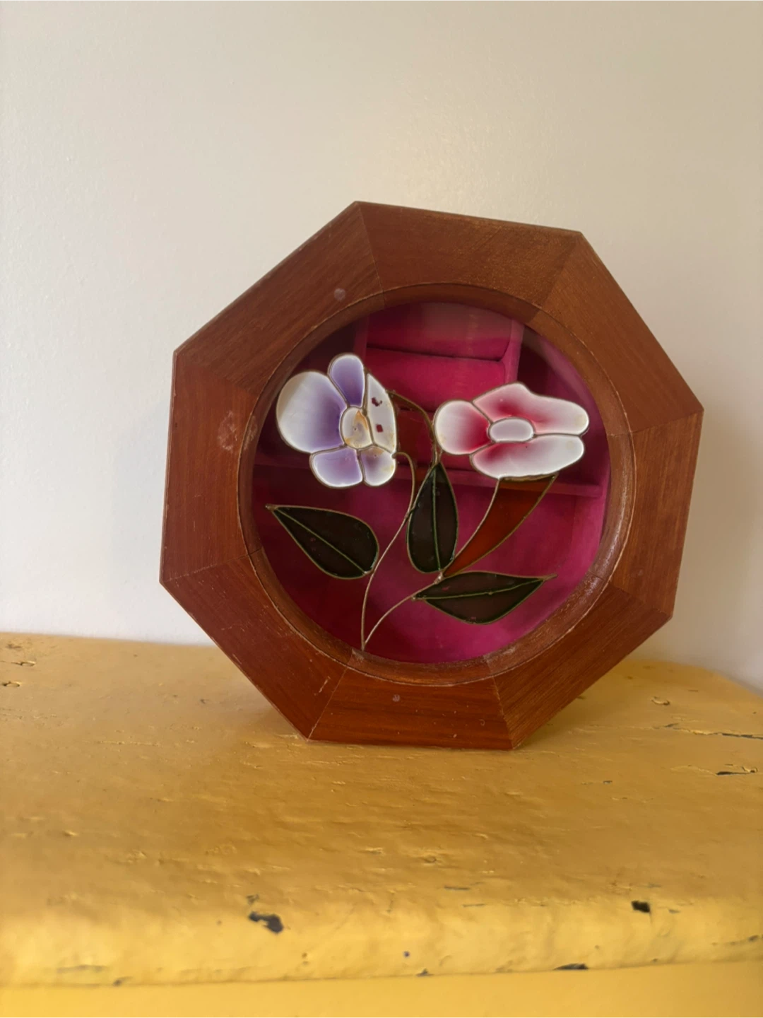 Vintage 1970s Gunter Mele Octagon Jewelry Box