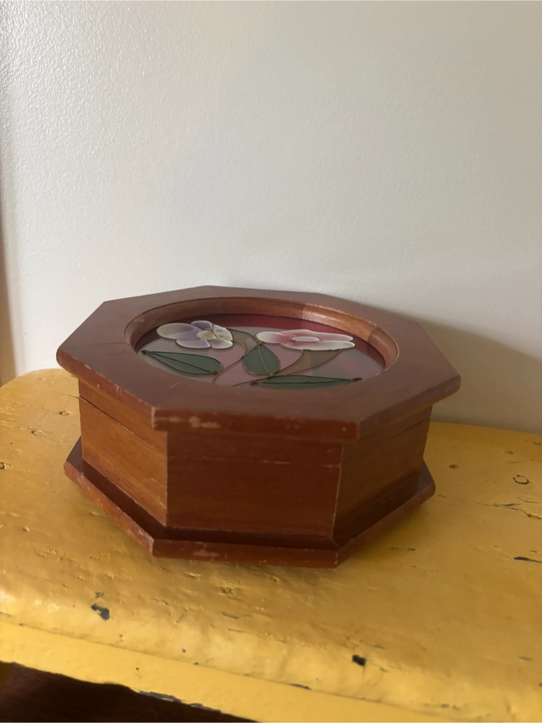 Vintage 1970s Gunter Mele Octagon Jewelry Box - photo 2