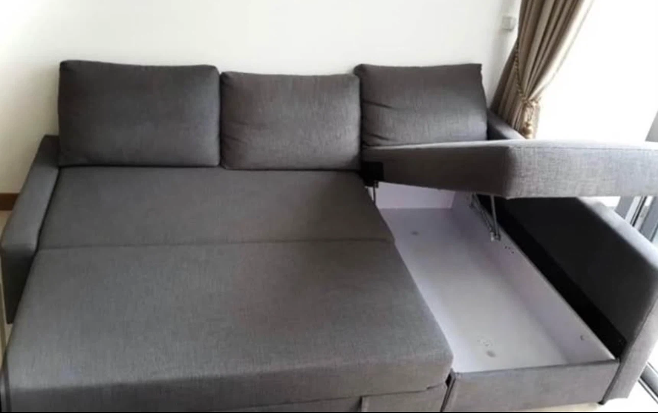 MOVING SALE – IKEA FRIHETEN Sectional Sofa Bed- Free Delivery - photo 2