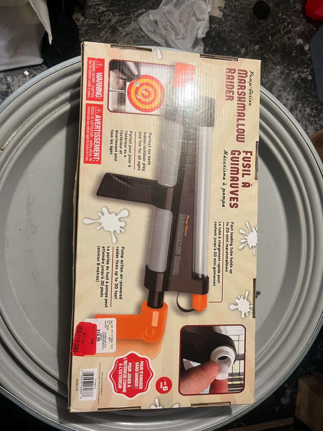 Marshmallow Raider Pump-Action Toy Blaster - photo 2