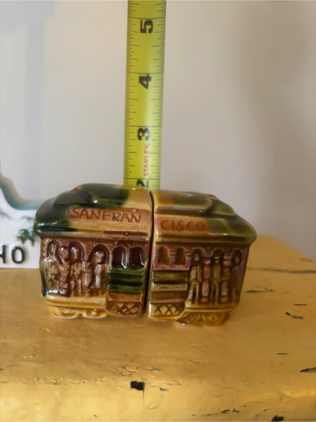 San Francisco Cable Car Salt and Pepper Shakers
