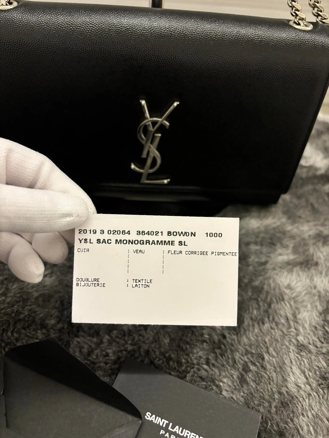 Saint Laurent YSL Monogram Chain Bag - photo 2