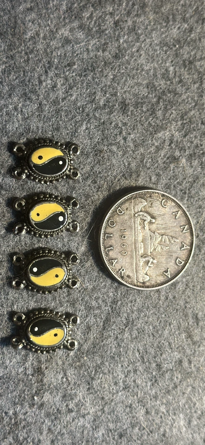 Yin and yang charms or pendants 4