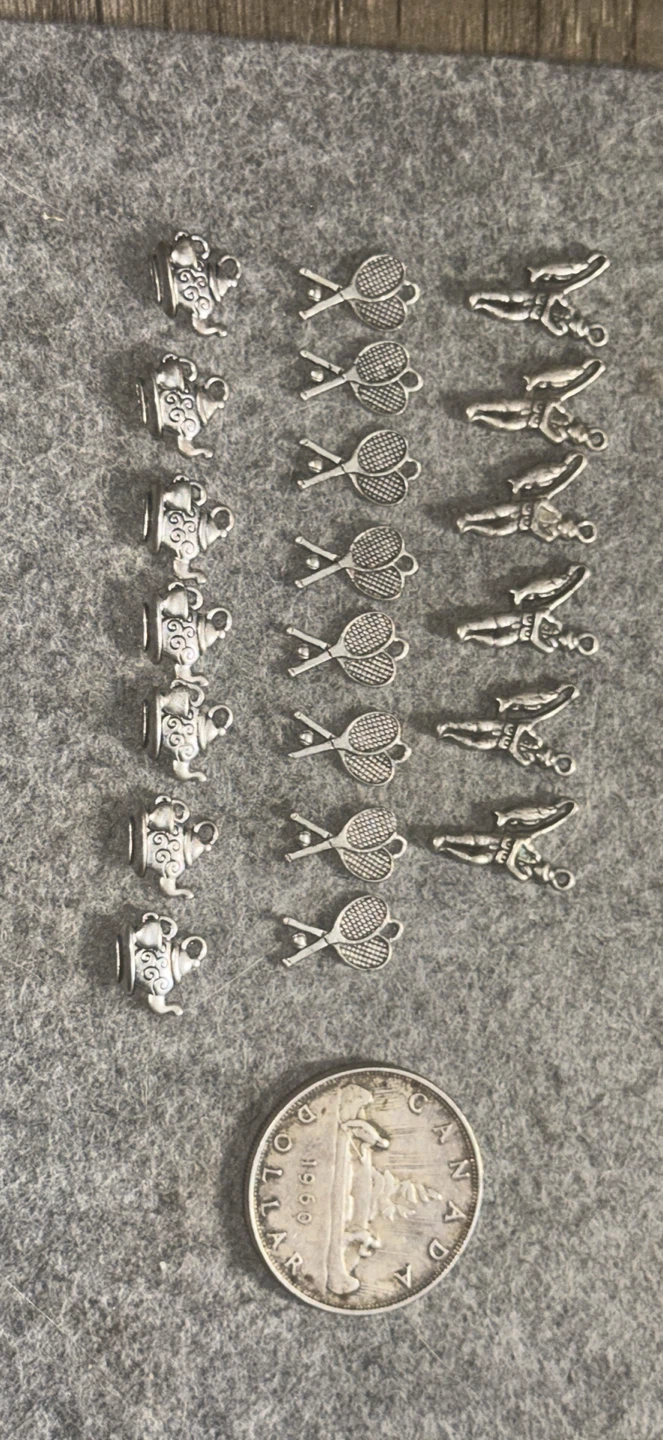 Different charms and pendants