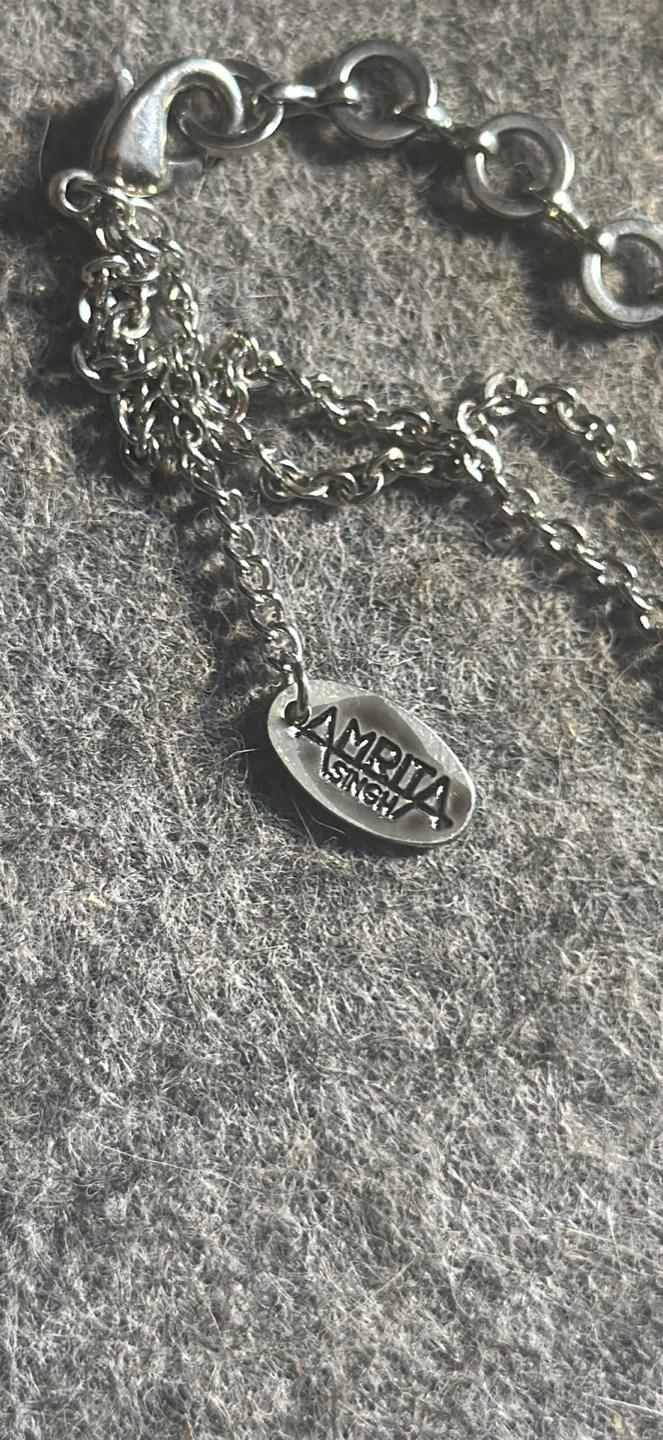 Very large Amrita Singh necklace metallic - photo 2