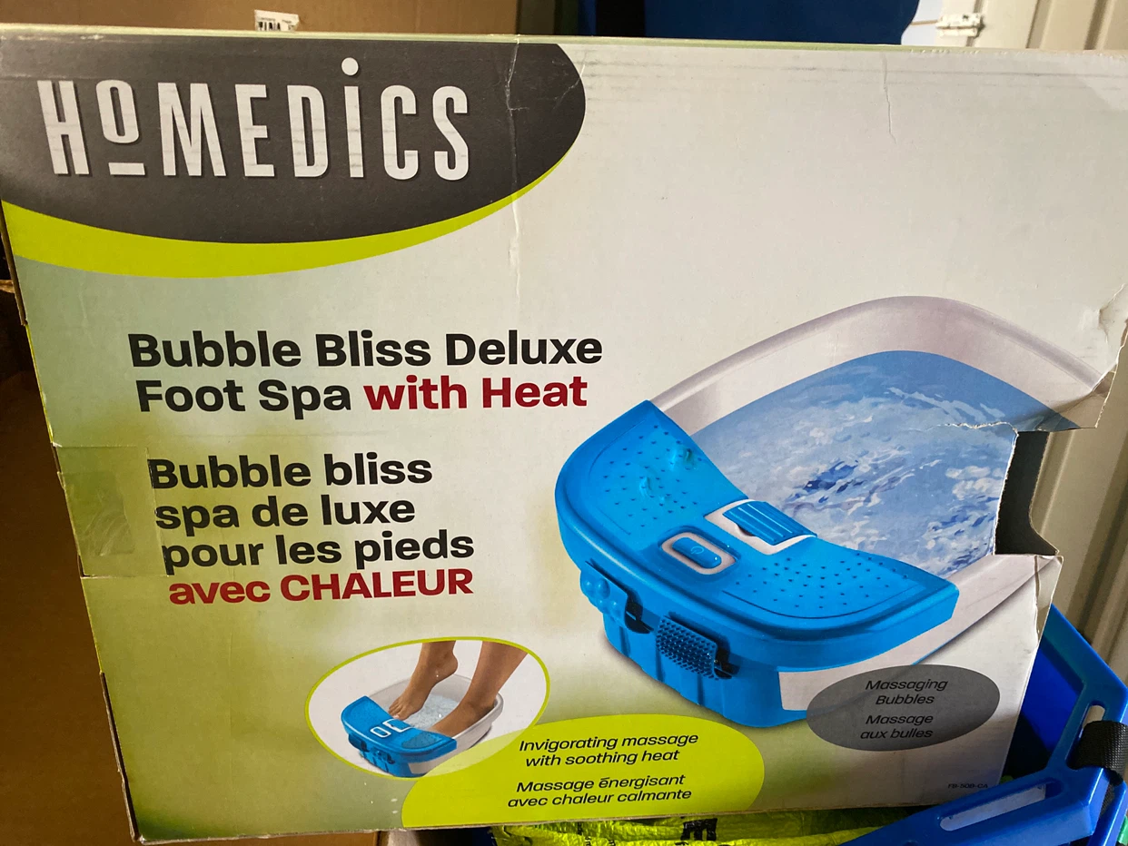 HoMedics Bubble Bliss Deluxe Foot Spa