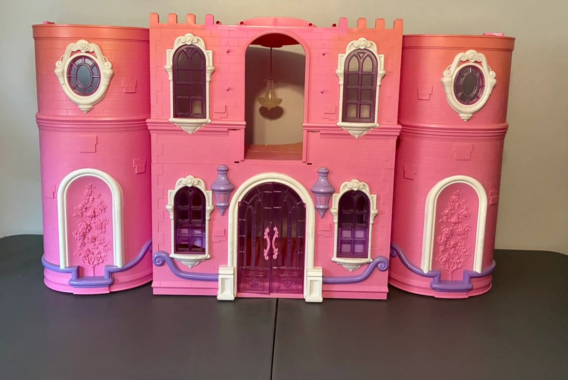 Disney Princess Royal Castle Mattel 2010 Dollhouse Incomplete - photo 4