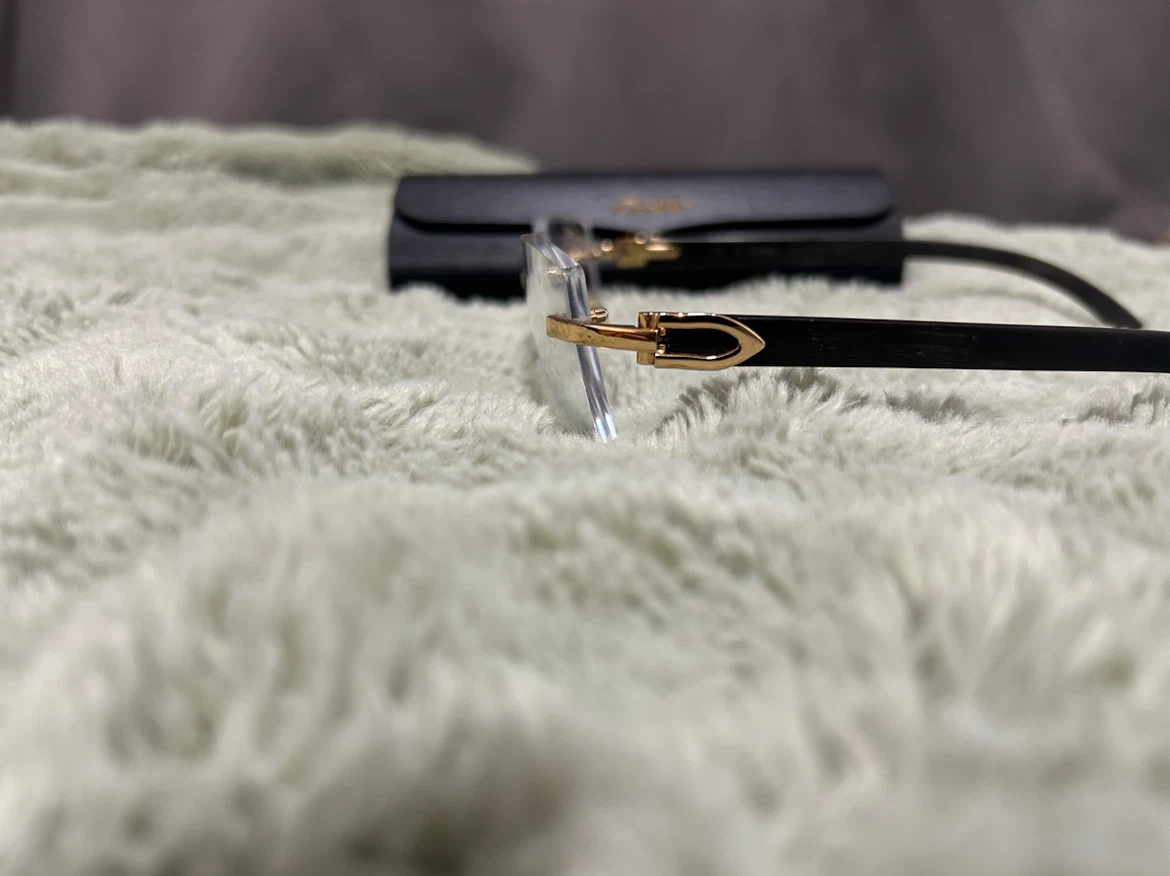 Cartier Genuine Horn Rimless Glasses - photo 2