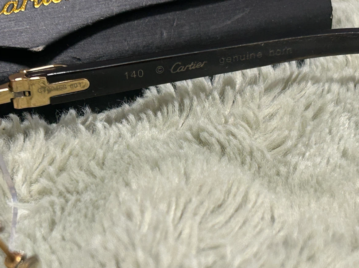 Cartier Genuine Horn Rimless Glasses - photo 3