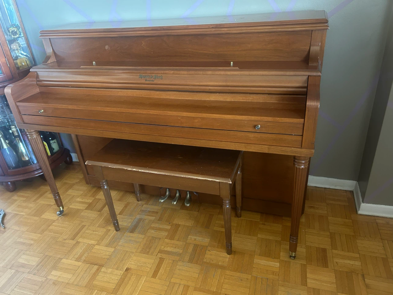 Mason & Risch Upright Piano with Bench - photo 5