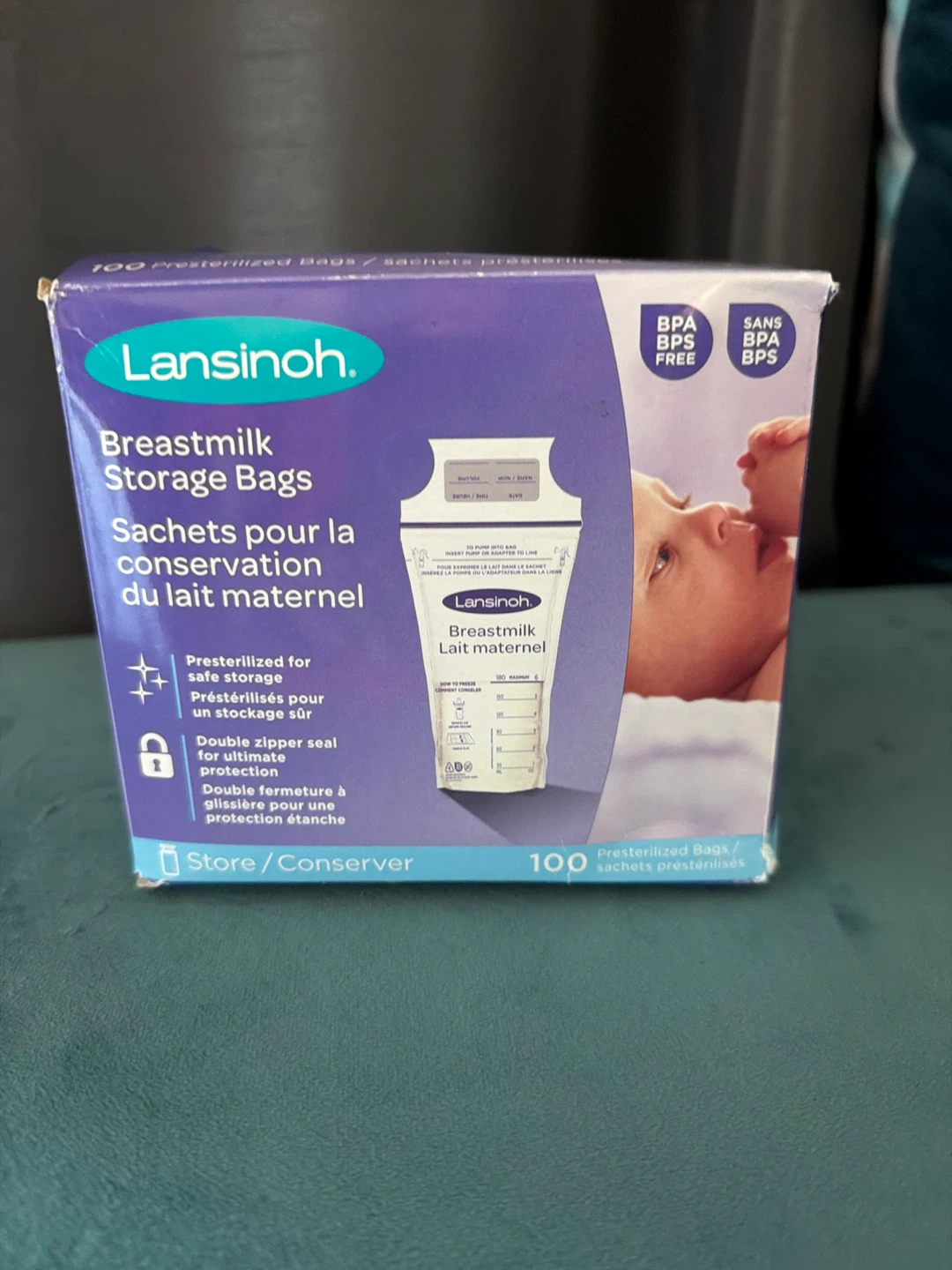 Lansinoh Breastmilk Storage Bags - 100 Count