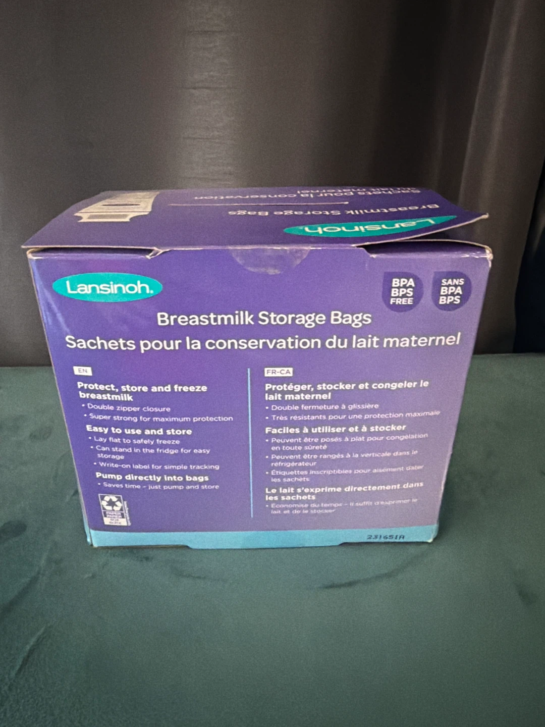 Lansinoh Breastmilk Storage Bags - 100 Count - photo 2