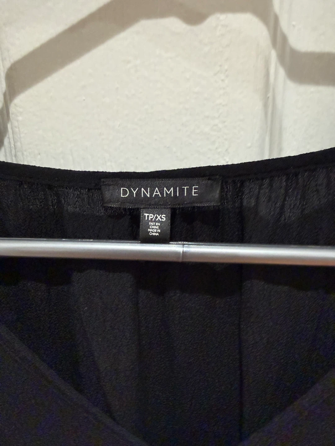 DYNAMITE Black Long Sleeve Top - photo 3