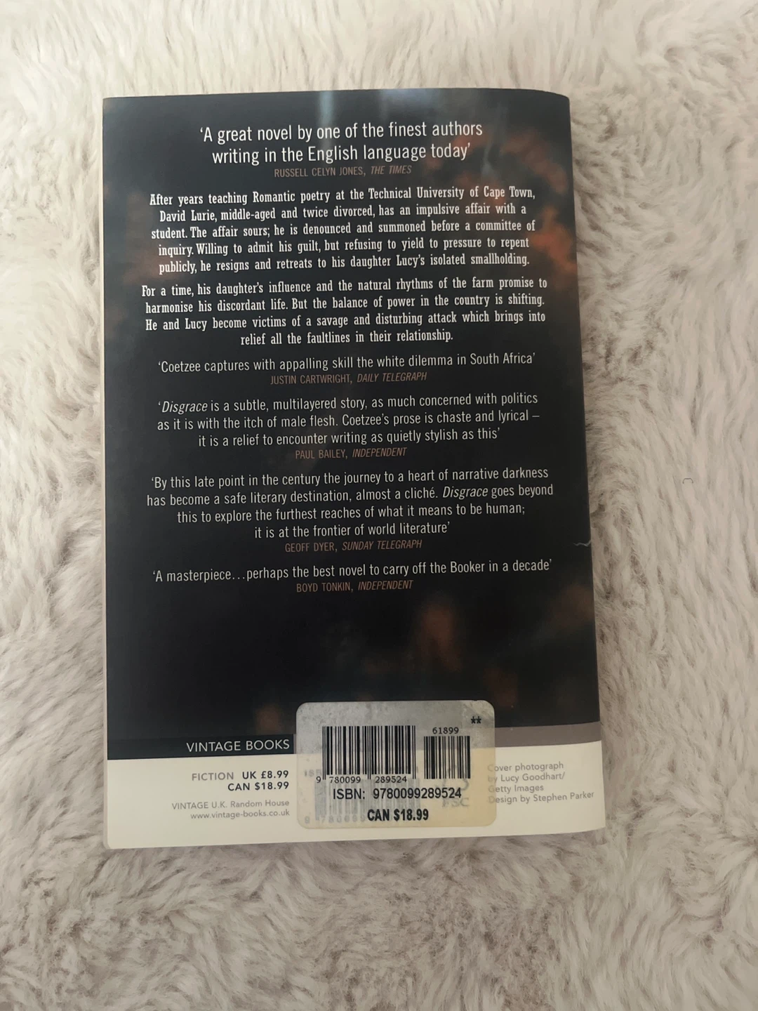 Disgrace by J. M. Coetzee - photo 2