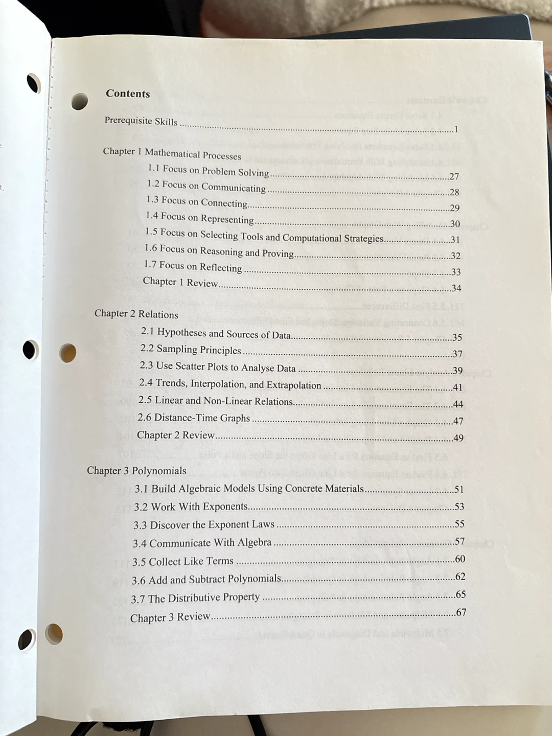 Principles of Mathematics 9 Exercise and Homework Book - photo 2