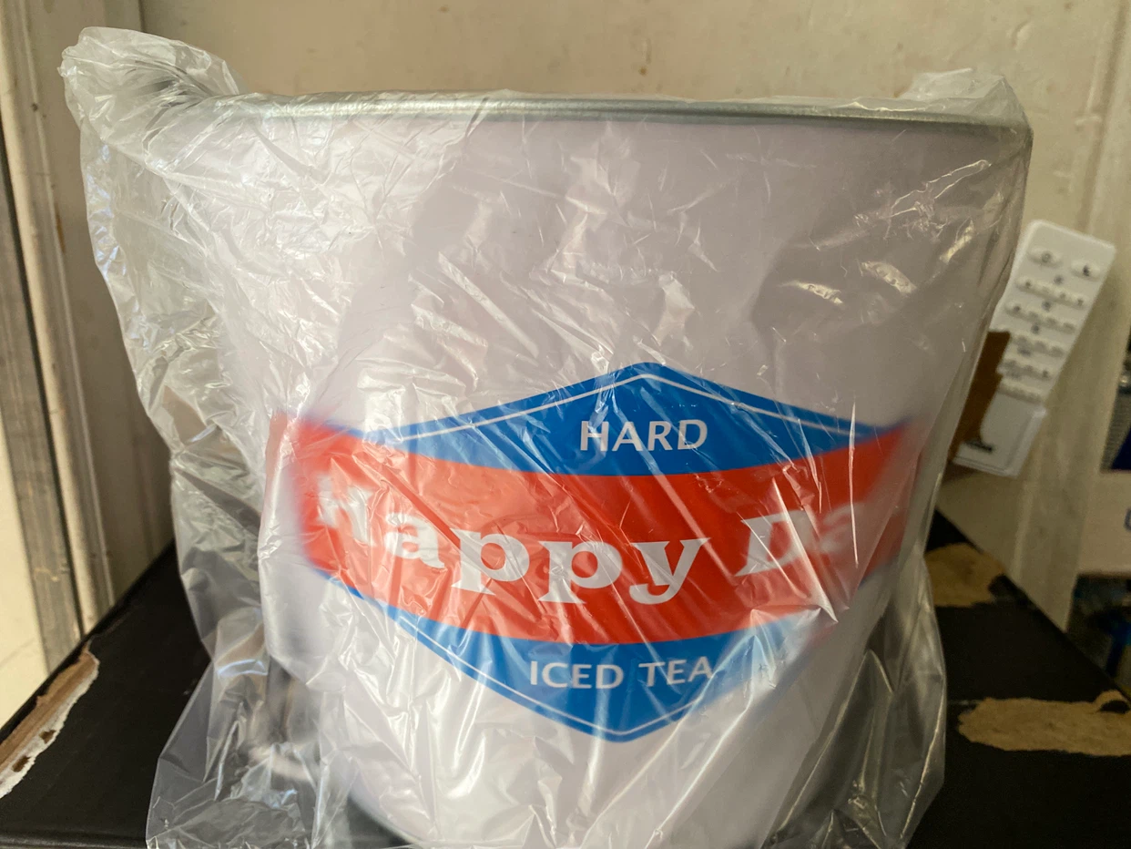 Happy Dad Hard Iced Tea Metal Bucket