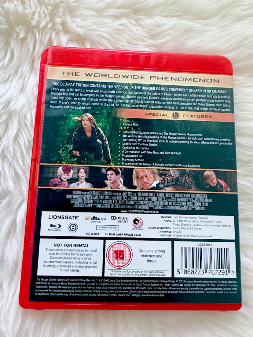 The Hunger Games & Catching Fire Blu-ray Set - photo 4