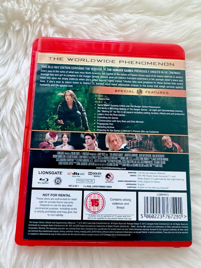 The Hunger Games & Catching Fire Blu-ray Set - photo 4