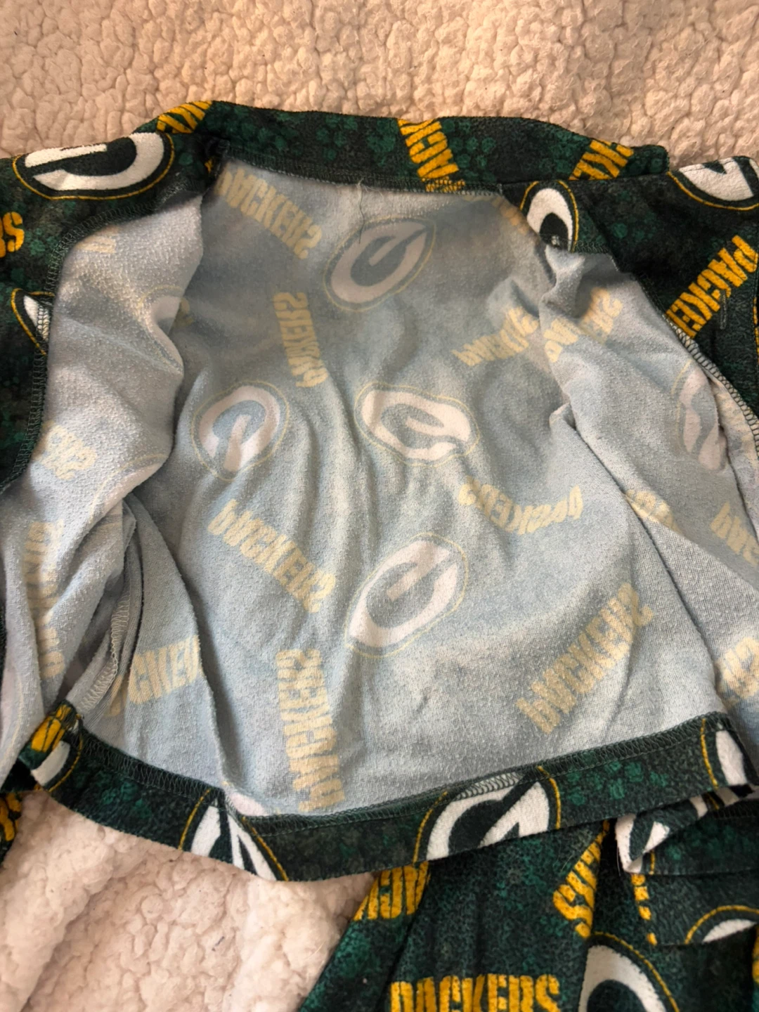 Kids Green Bay Packers Pajama Set - photo 3