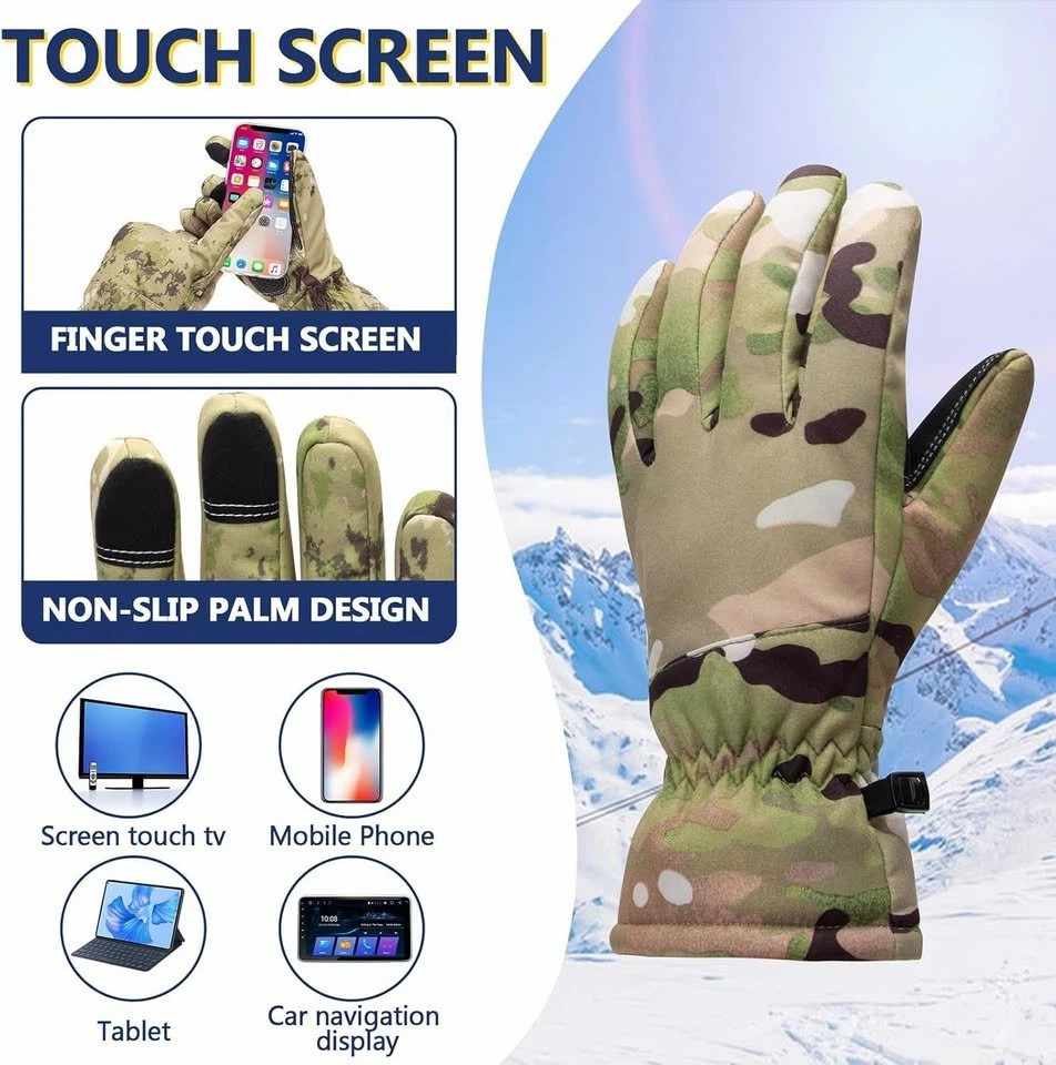 LOCCEF Camo Waterproof Winter Gloves - photo 4