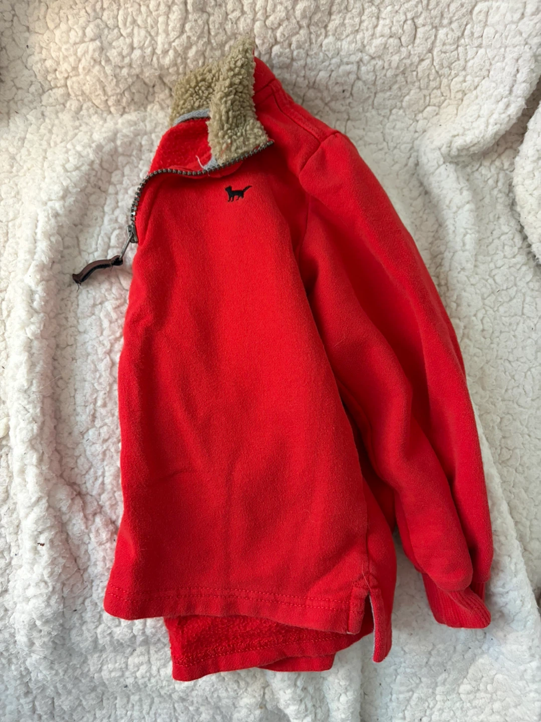 Carter's red quarter-zip sweatshirt, size 5T - photo 4