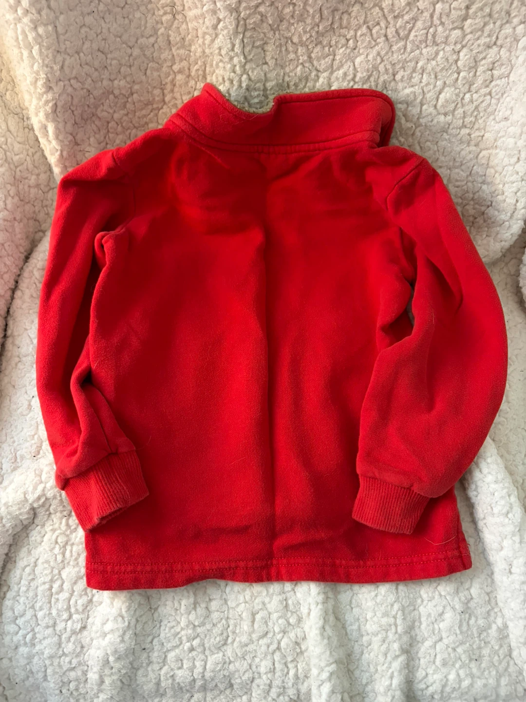Carter's red quarter-zip sweatshirt, size 5T - photo 3