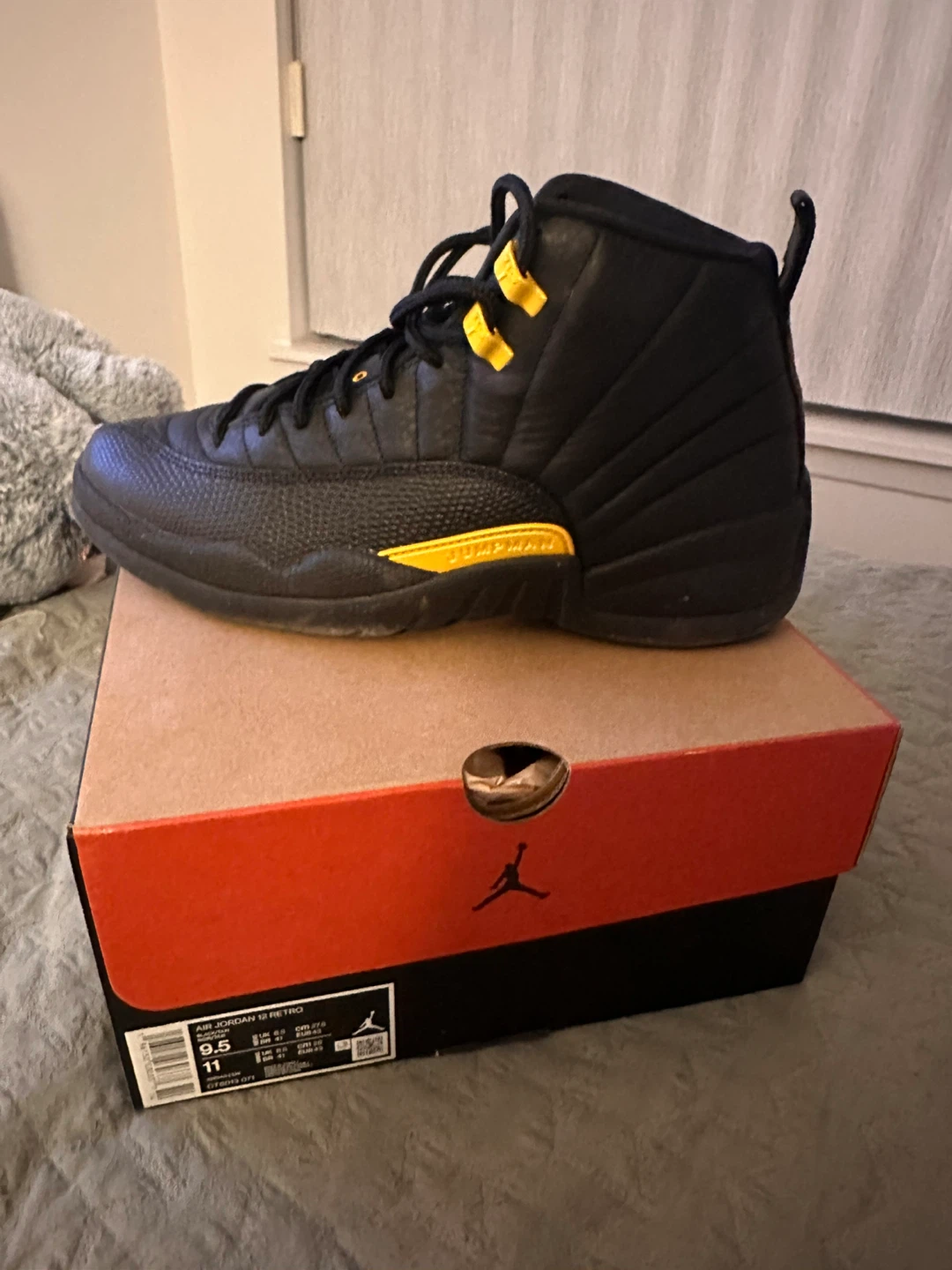 Air Jordan 12 Retro Black/Taxi