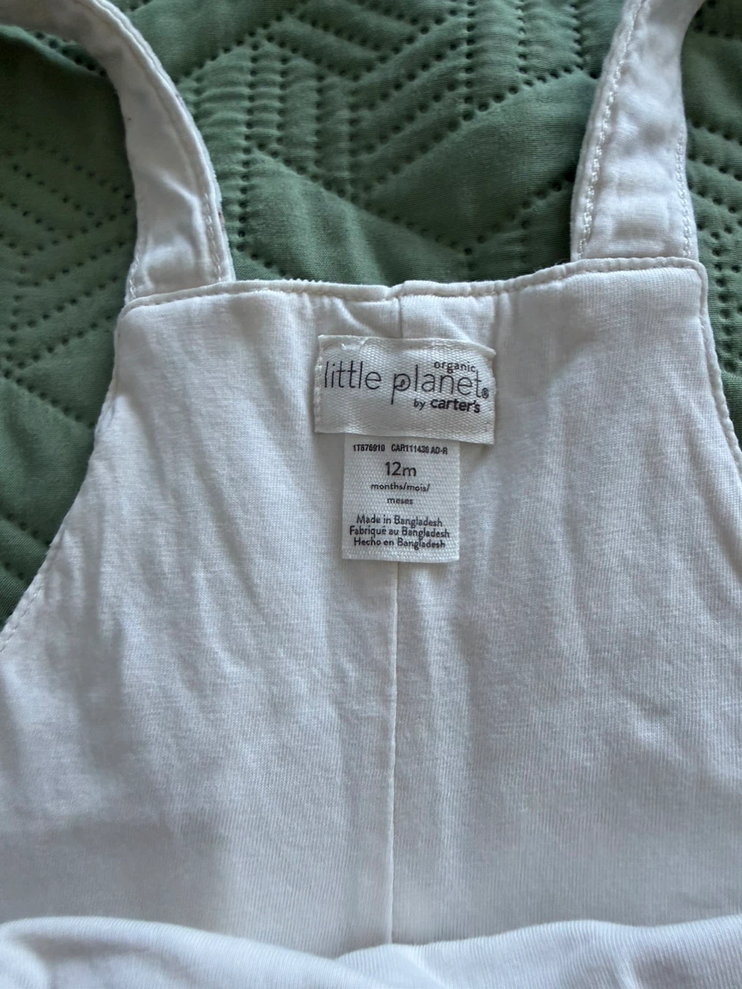 Little Planet by Carter's Floral Corduroy Overalls