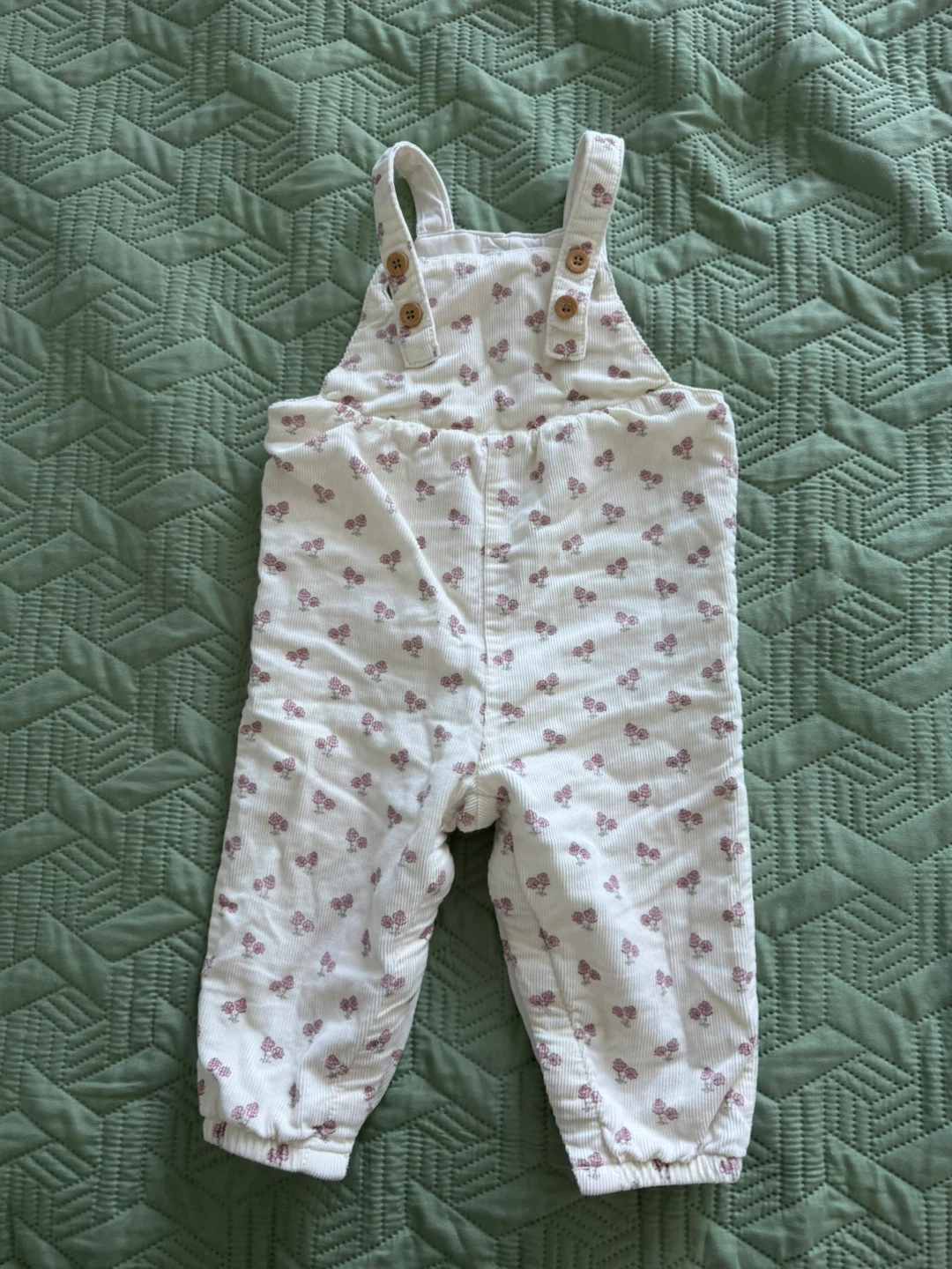 Little Planet by Carter's Floral Corduroy Overalls - photo 2
