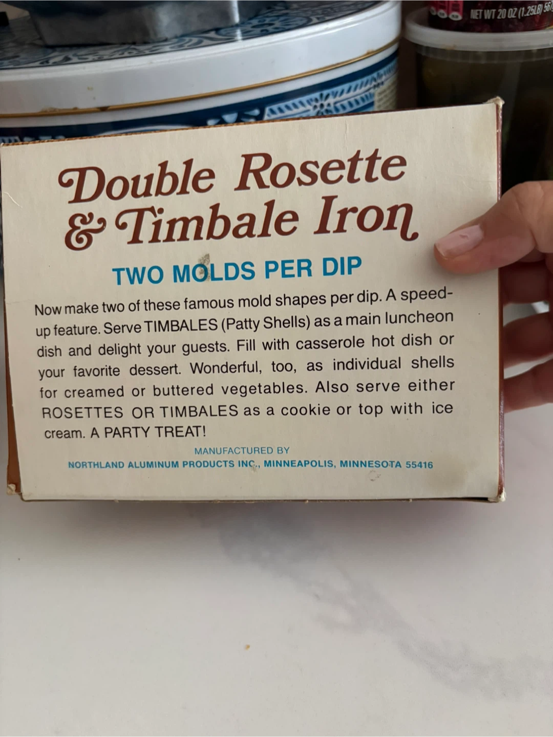 Nordic Ware Double Rosette & Timbale Iron Set - photo 5
