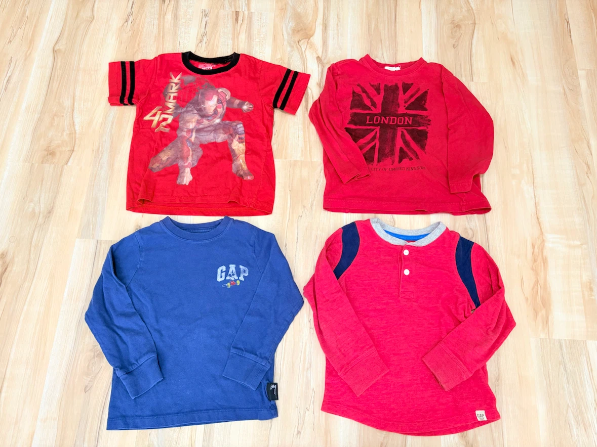 T-shirt and Long Sleeve Bundle Size 4T